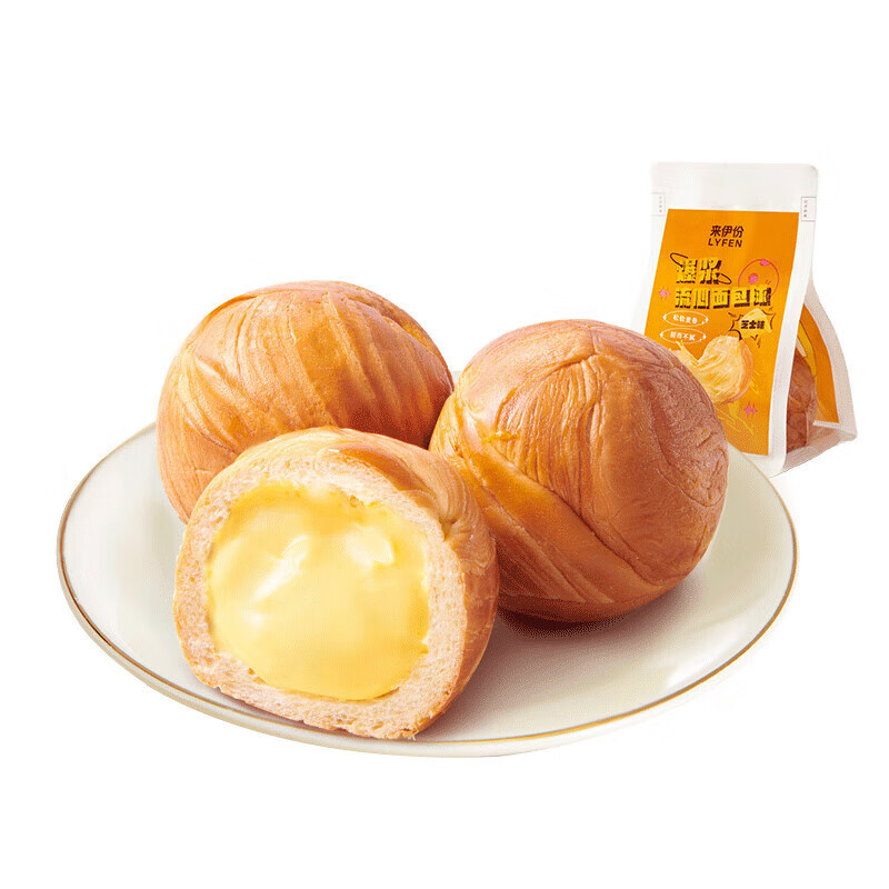 【满199减100】爆浆流心面包球芝士味75g高清大图