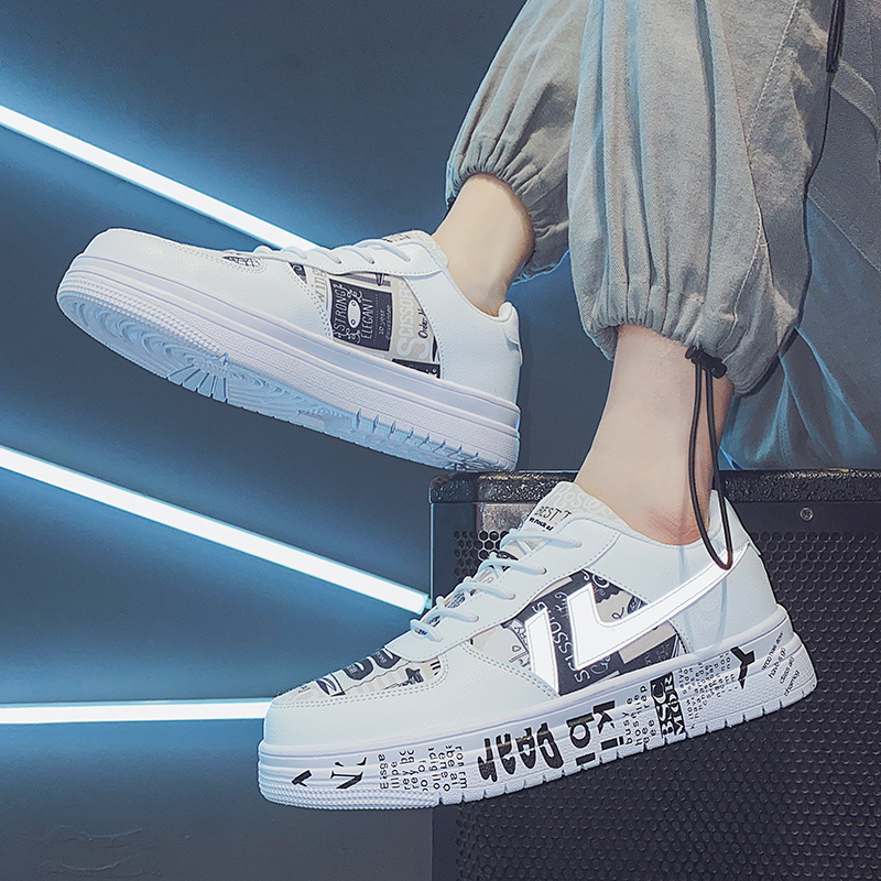 玳恩2021春季鞋子潮鞋学生帆布鞋青少年男鞋韩版潮流百搭板鞋夏季布鞋