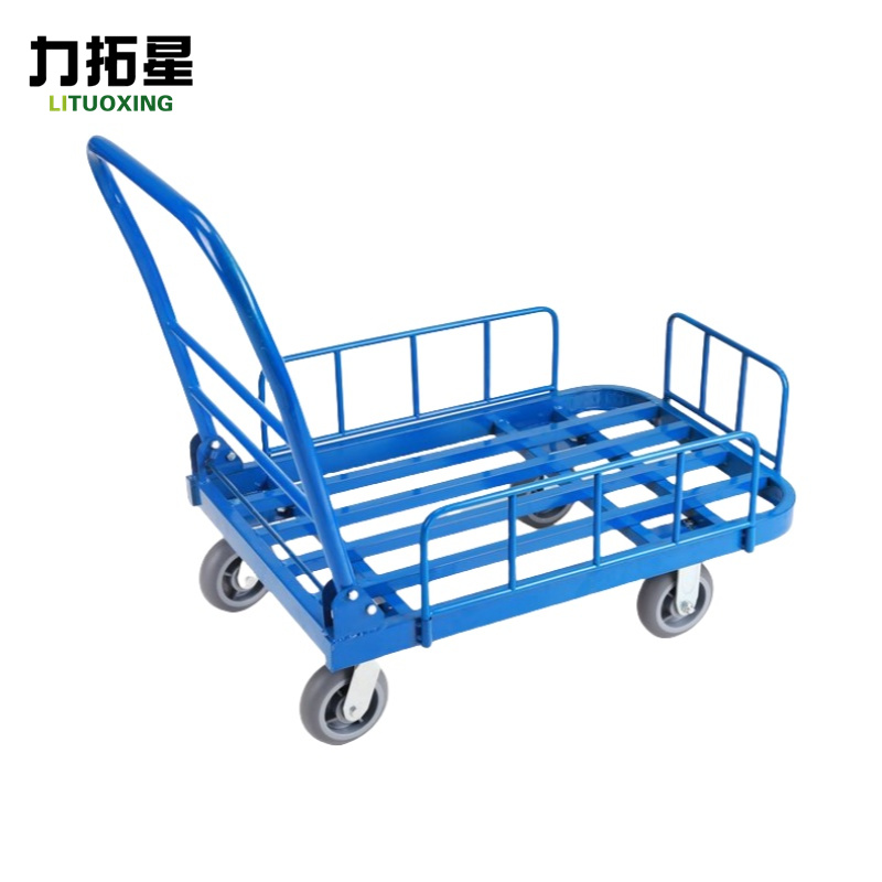 力拓星 围栏手推车 75*50配5寸灰胶轮380斤 个高清大图