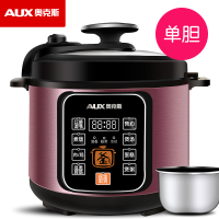 奥克斯(AUX)电压力锅 AX-B577 5升大容量 电压力锅 家用智能5L高压锅饭煲5-6人 单胆