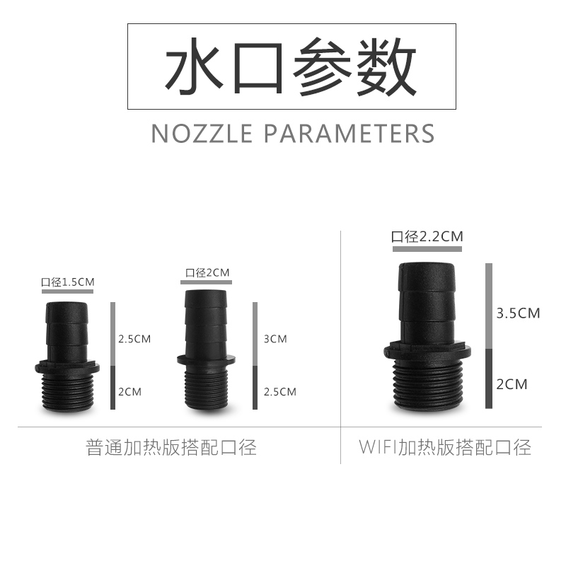 鱼缸变频潜水泵抽换水泵小型底吸粪泵鱼池迷你循环过滤器小高清大图