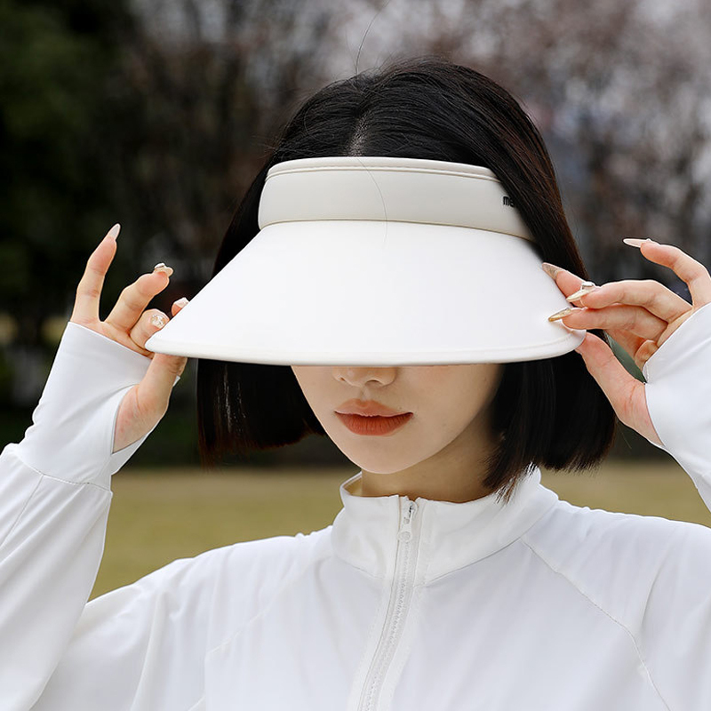 遮阳帽子女防晒帽夏季空顶帽大帽檐户外可折叠骑车出游大檐太阳帽