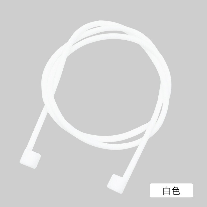 ESCASE AirPods pro/2/1代耳机防丢绳 真无线蓝牙耳机后绕式颈挂绳华为FreeBuds/FlyP 白色
