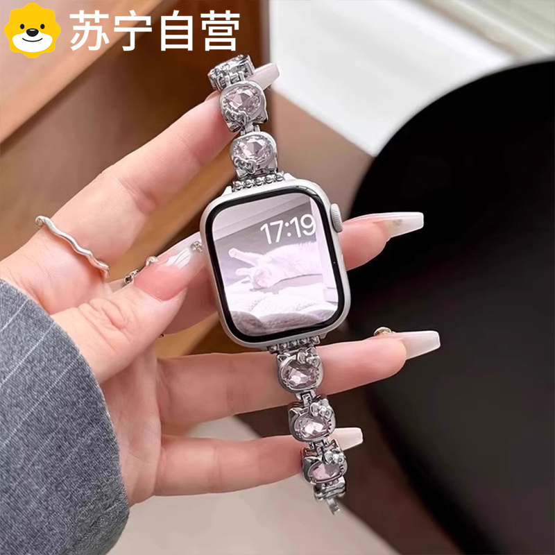 适用oppo手环2表带镂空牛仔oppoband2手表带新款智能运动二2代替换腕带3139B