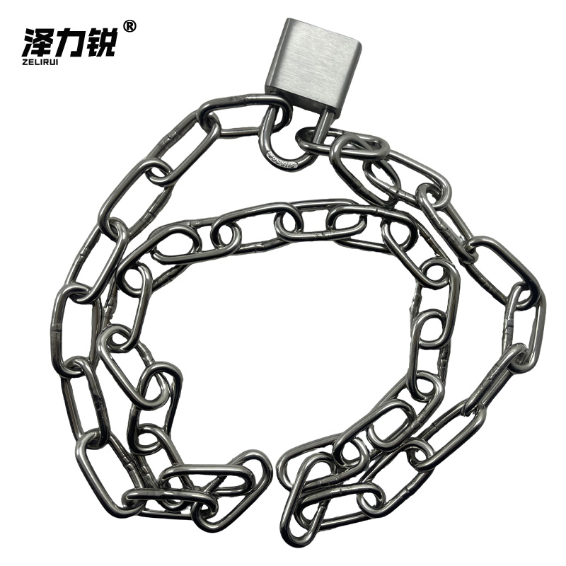 泽力锐 304不锈钢链条锁(链条直径4mm) SLY3100 把高清大图