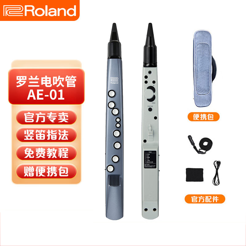Roland罗兰AE01电吹管新型电子萨克斯初学者成人老年人电子管乐 AE-01【便携包】