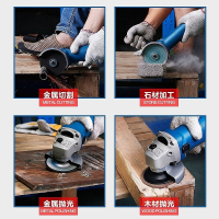 角磨机磨光机打磨机角膜切割机砂轮手沙轮手磨机东城电动工具 后开关FF04-100A（标配送11件附件）560W