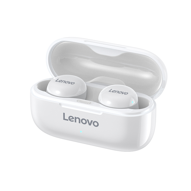 联想(Lenovo)蓝牙耳机 IP11白色 真无线蓝牙耳机入耳式双耳运动防水迷你智能触控通话降噪苹果华为手机通用