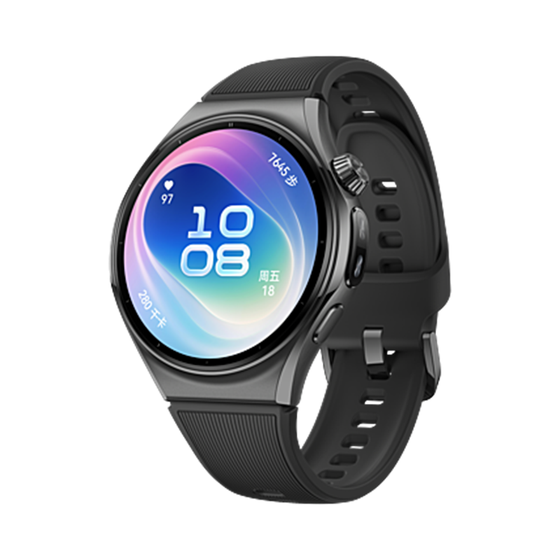 华为 HUAWEI WATCH6 42mm幻月黑铝合金表壳支持高尿酸高血压风险研究华为eSIM独立通信手表华为智能手表高清大图