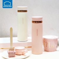 乐扣乐扣(lock&lock)保温杯 LHC4131BKR 304不锈钢(450ml)黑红色