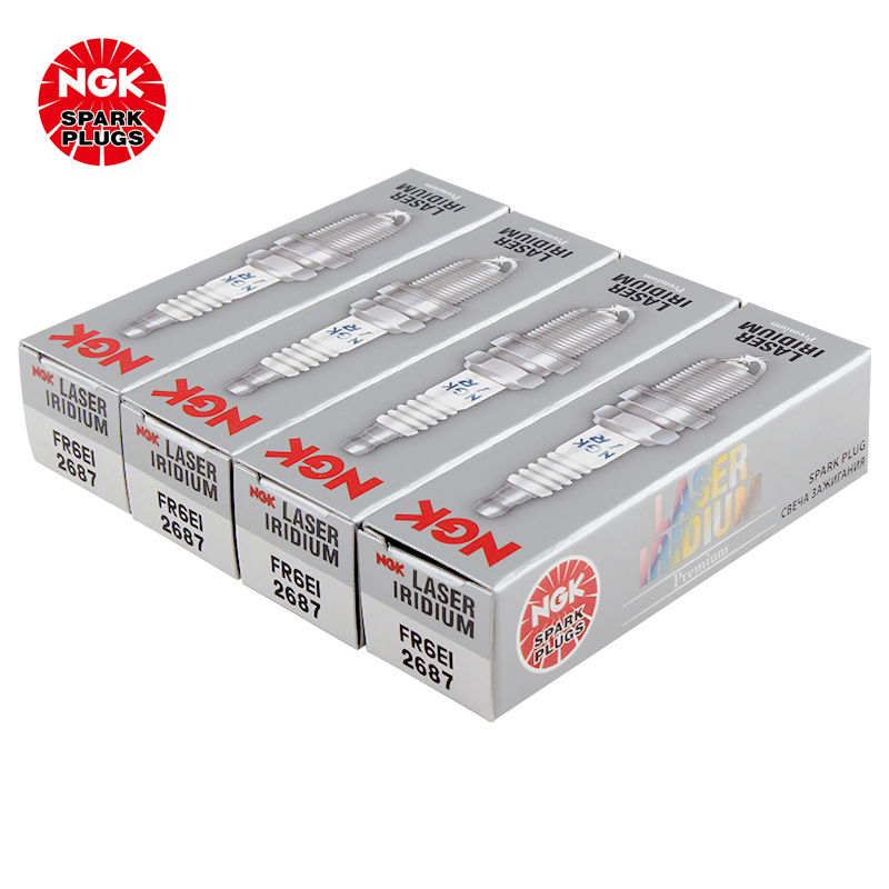 NGK 铱合金火花塞 FR6EI 2687 四支装 三菱翼神/风迪思/劲炫/广汽传祺GS5/GS5速博/GA5/GA3/