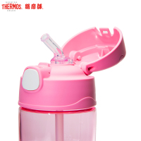 膳魔师(Thermos)萌趣KT系列膳魔師Tritan塑料杯F4011T吸管杯 450ML家用/旅行/通用可爱卡通吸管杯