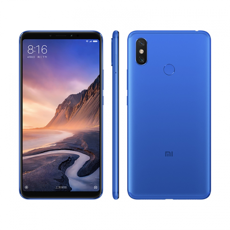 小米(Mi) 小米Max3 全网通版 6GB+128GB 深海蓝 移动联通电信4G手机 双卡双待