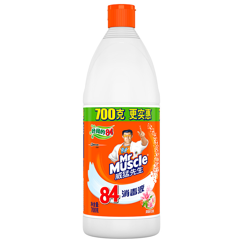 威猛先生(Mr Muscle) 84消毒液 700g 清新花香高清大图