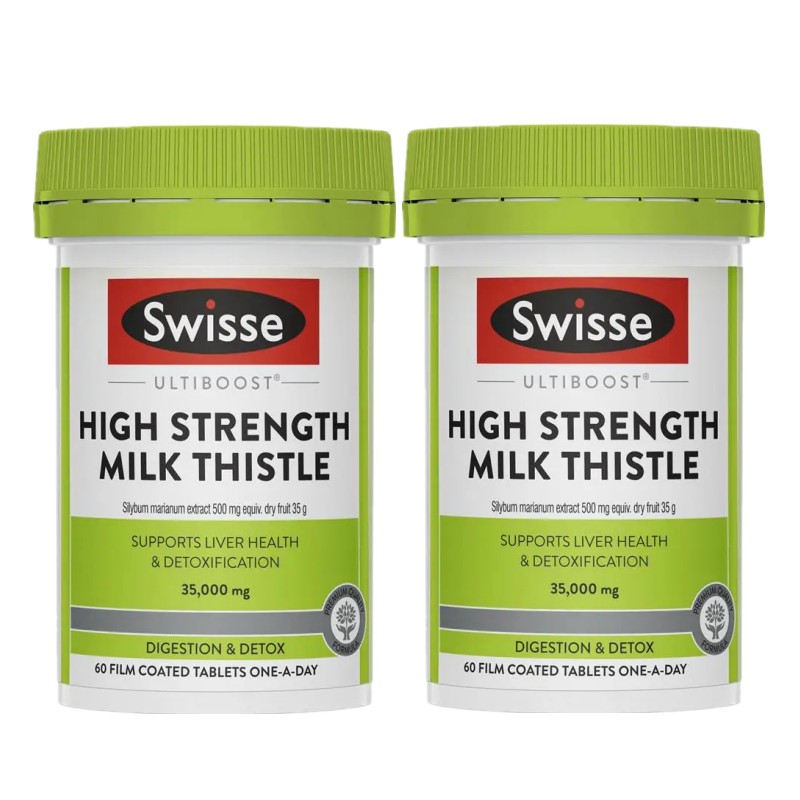 斯维诗高浓度Swisse加强版奶蓟草护肝片60粒/瓶装 澳洲进口35000mg 膳食营养补充剂 加强版高清大图