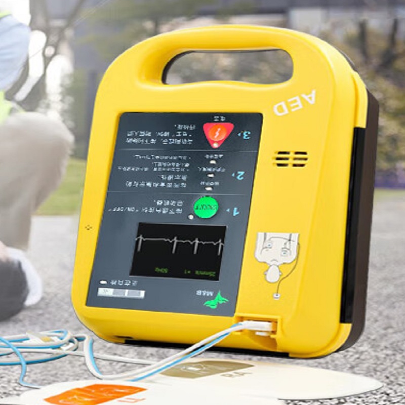 麦邦AED除颤仪便携式心脏急救半自动体外除颤器AED7000S[标配+立柜]高清大图