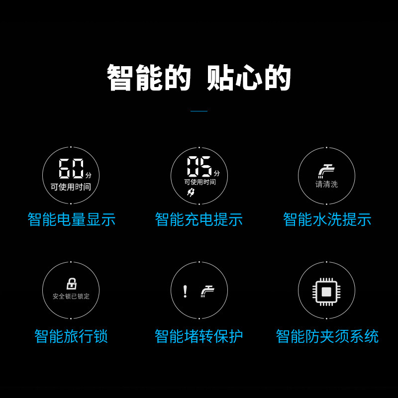 [官方旗舰店]飞科男士电动剃须刀 全身水洗干湿双剃刮胡刀 1小时快充60分钟续航 FS311