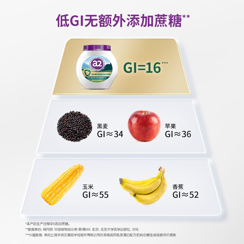 a2益生菌乳铁蛋白 配方奶粉800g高清大图