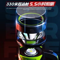 神火GTS3手电筒强光超长续航野外生存超亮远射手提探照灯应急巡逻矿灯