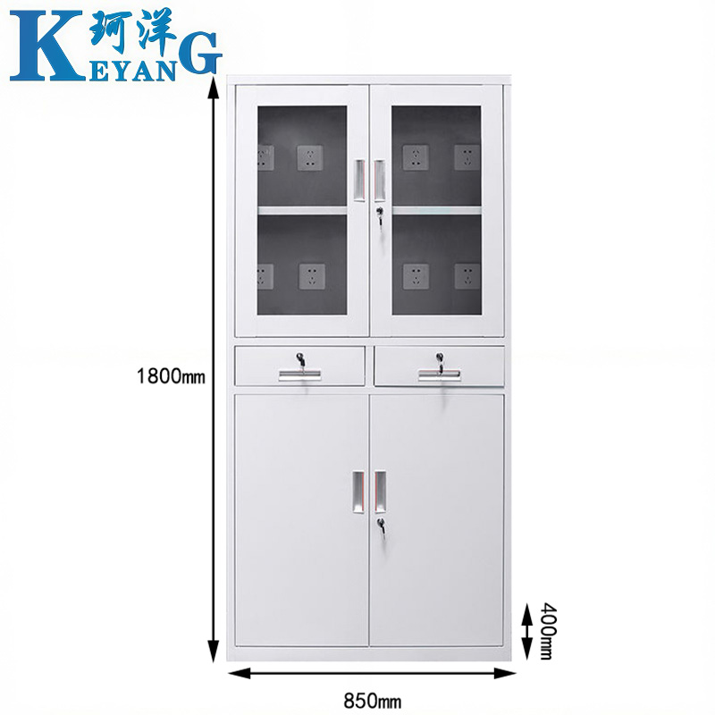 珂洋 充电柜 中二斗(灰白色) 台高清大图