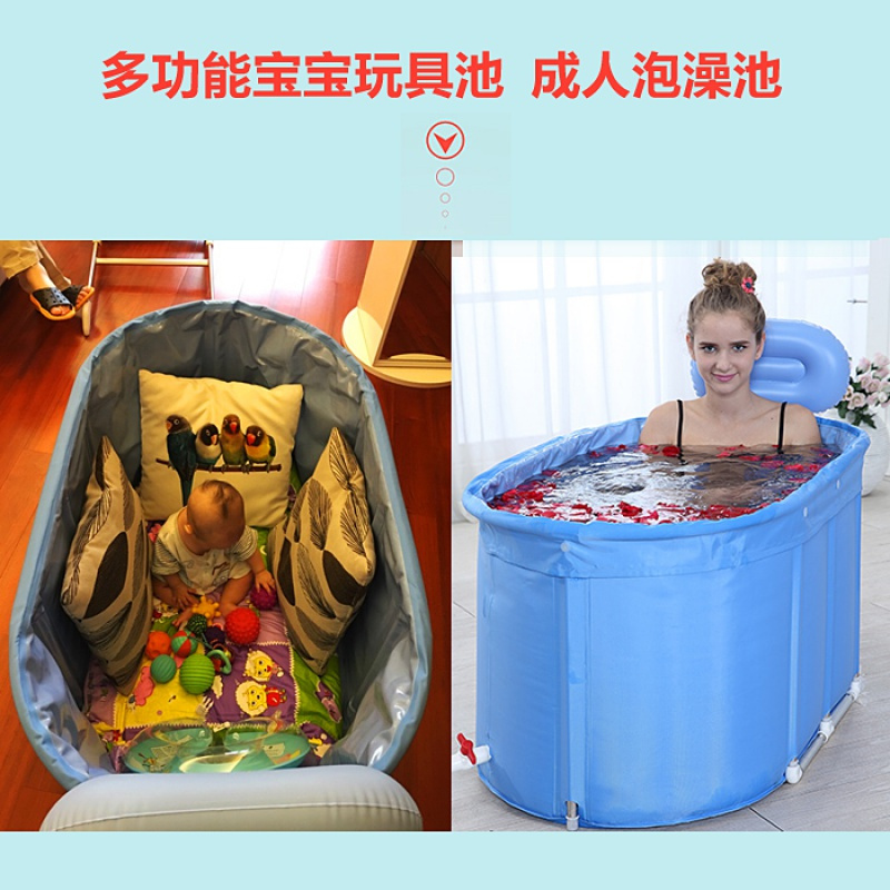 ✅诺澳婴儿游泳池家用保温小孩儿童合金支架大号双胞胎宝宝游泳池