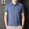 爱曼普新款男士半袖体恤衫男刺绣高级棉T恤男抗皱透气POLO衫男潮