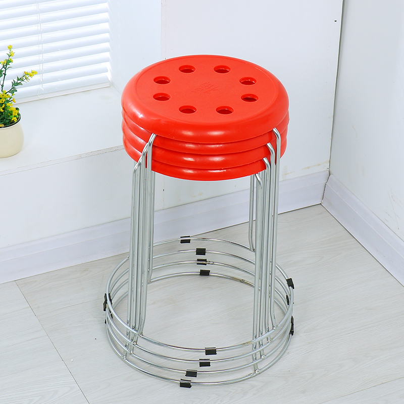 加厚钢筋凳凳子时尚换鞋凳铁凳地毯皮凳子铁圆凳子收纳凳厂家直销塑料