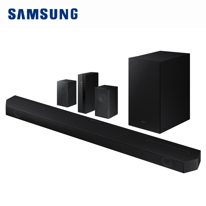三星SAMSUNG HW-Q600B+SWA-9200S家庭影院套装杜比全景声DTS:X天空音回音壁电视投影音响蓝牙音