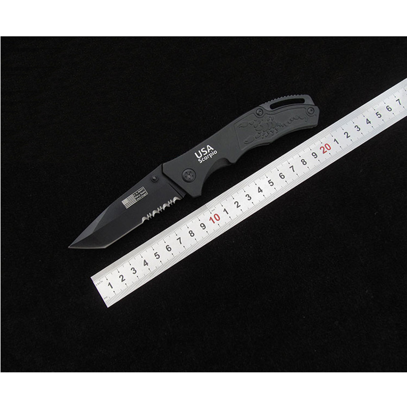 户外刀具折叠刀多功能水果刀生存刀高硬度随身锋利小刀野营刀 战术折刀高清大图