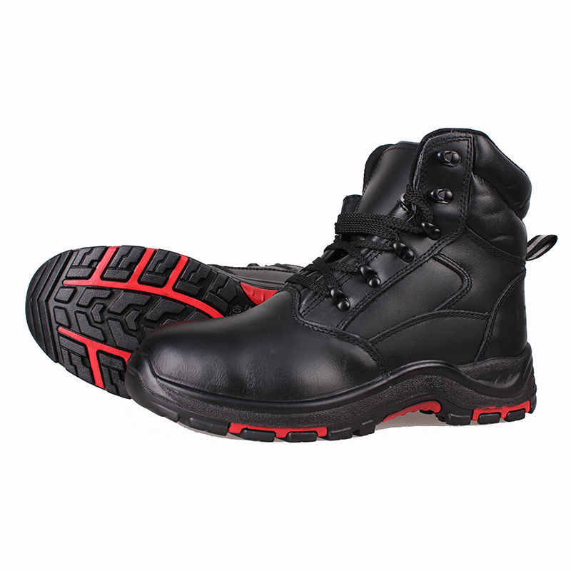 天鸣 防静电 耐油防滑 防砸防刺穿高腰单皮鞋 源头工厂 可来样定制 36-46码 双高清大图