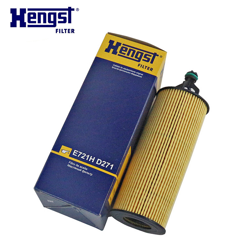 汉格斯特（hengst）机油格滤清器纸芯.原配E721H D271适用于新款牧马人/酷威 3.6L带顶角