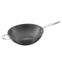 双立人(ZWILLING)中式炒锅单柄30cm不粘锅炒锅 不锈钢 30cm