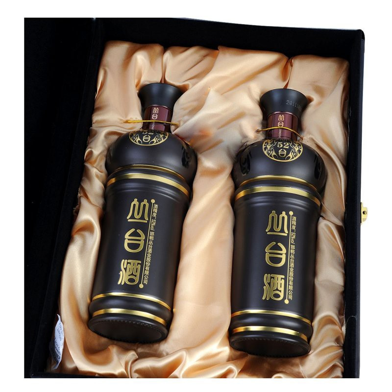 [中华老字号]河北供销馆 丛台酒 52度丛台礼盒 500ml*2瓶 浓香型白酒礼品酒 邯郸特产