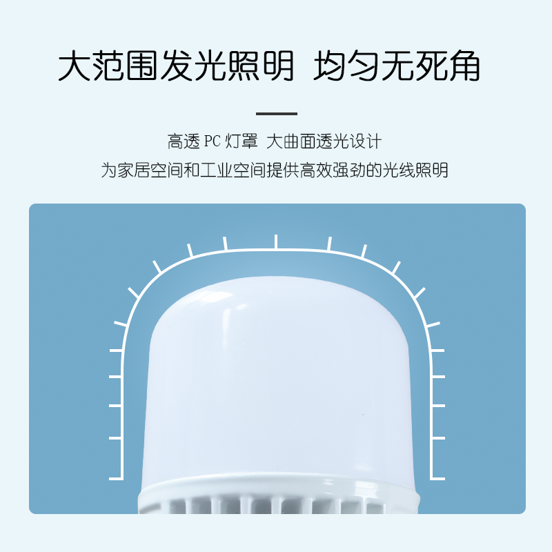 LED灯泡（柱形） 白光（柱形）高清大图