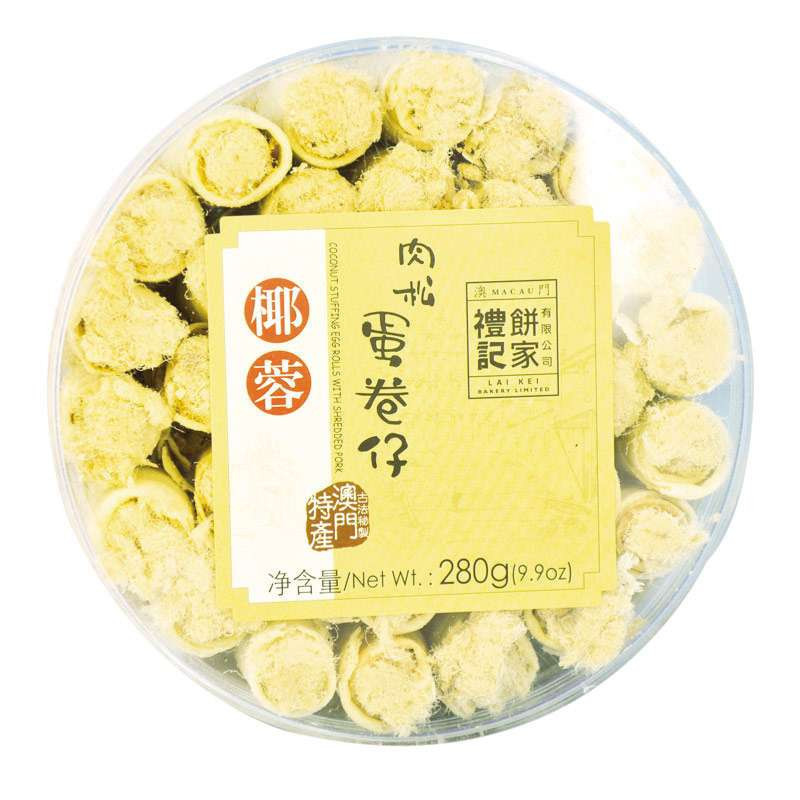 礼记椰蓉肉松蛋卷仔280g