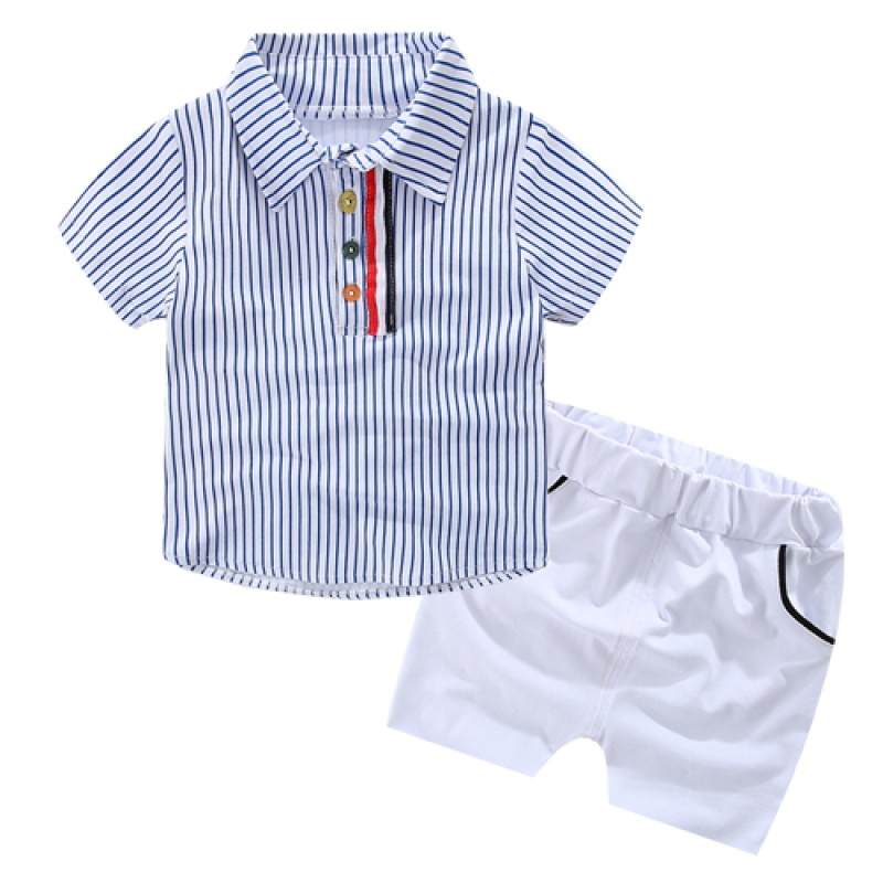 [促销]男童短袖夏装套装2岁3岁小童夏季衣服1男宝宝休闲服4小孩儿童童装