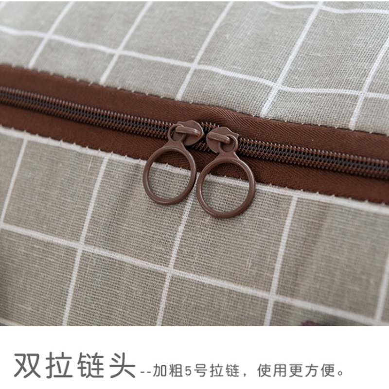 美帮汇棉被收纳袋棉麻布艺防潮收纳整理袋子衣服打包袋搬家行李旅行袋高清大图