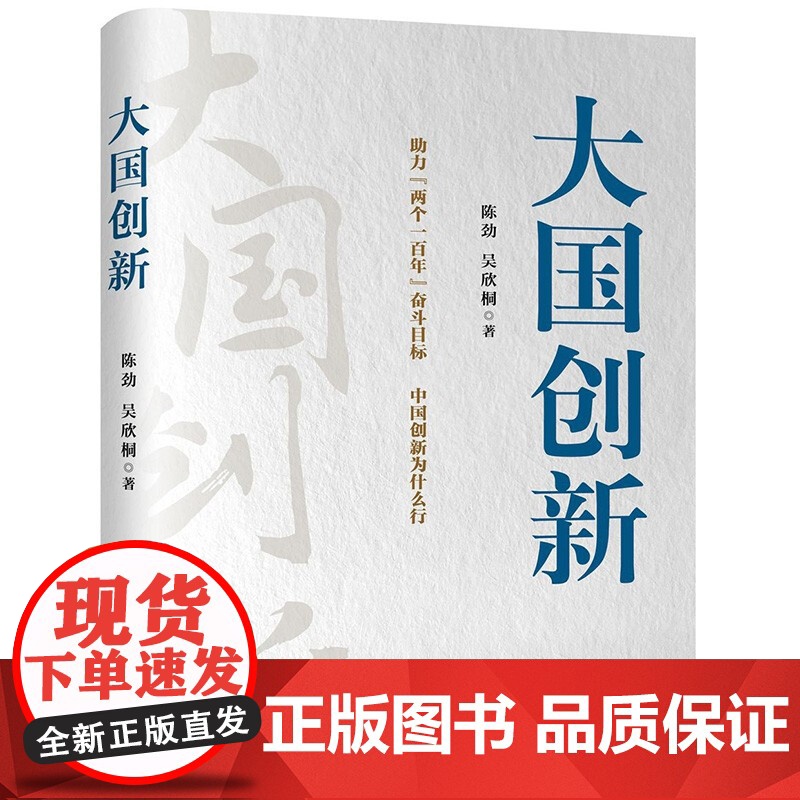 大国创新 陈劲 著 中国创新驱动发展战略重要阶段性著作 探索中国自主创新体系和范式 商业财富高清大图