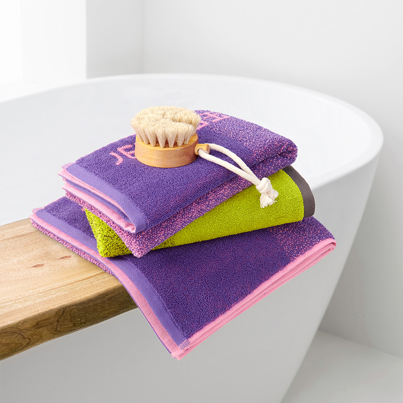 洁玉 KEEP联名款-进阶时刻7A级抗菌纯棉运动巾1条+浴巾1条 J5906Y+J5906B 续航绿高清大图