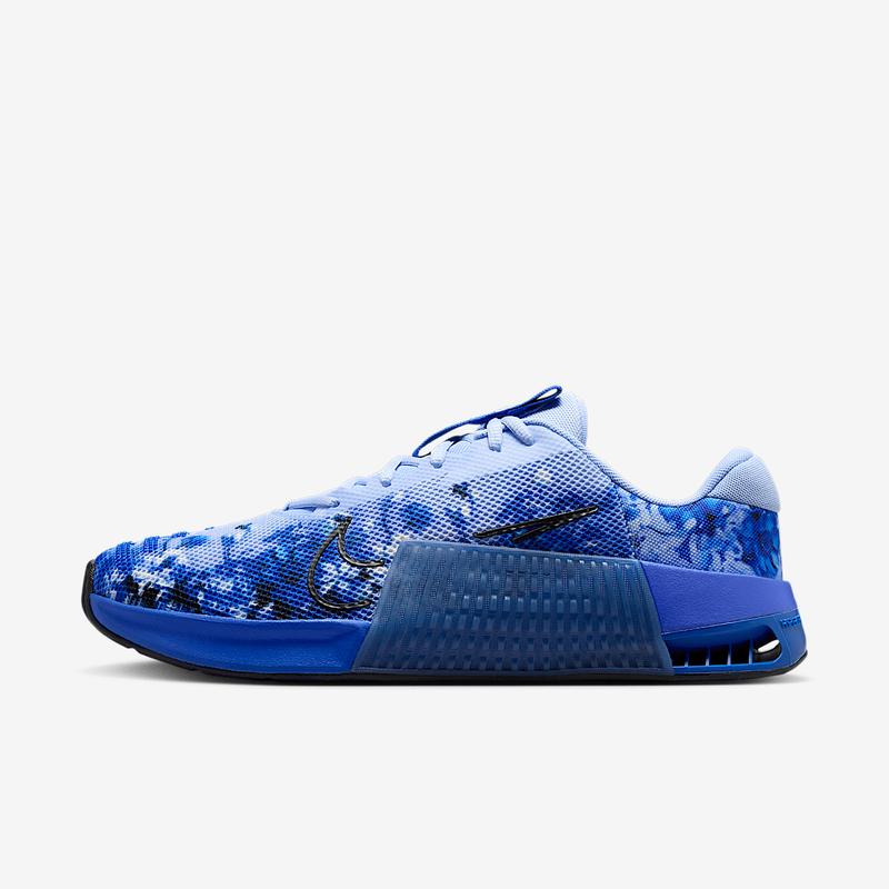 耐克(NIKE)综训鞋女款Metcon9AMP升级版Hyperlift防滑耐磨室内健 Aluminum/Racer_Blue/Midnight_N 39