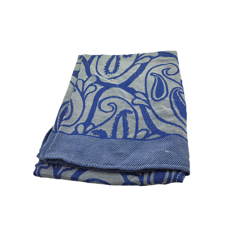 和居态 午睡毯子空调毯 130x170cm 条高清大图