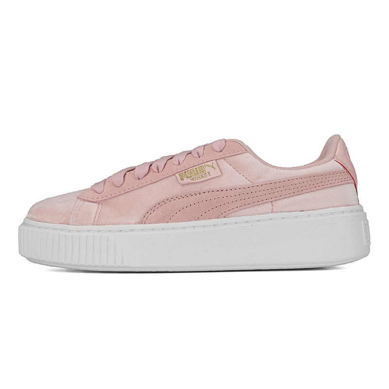 彪马 Puma 新款松糕厚底运动鞋防滑休闲鞋板鞋Platform Velvet Wn’s 37393502