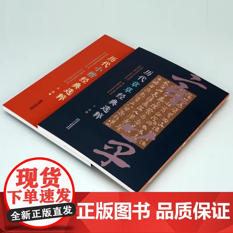 历代小楷经典选粹 历代章草经典选粹 共2册 书法碑帖赏析书籍 书法鉴赏 陕西人民美术出版社高清大图
