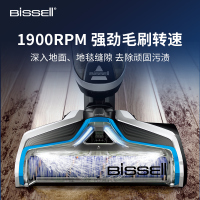 必胜(BISSELL)洗地机无线电动拖把家用清洁机吸尘器伴侣非蒸汽拖把干湿两用拖吸一体拖地机 2582z