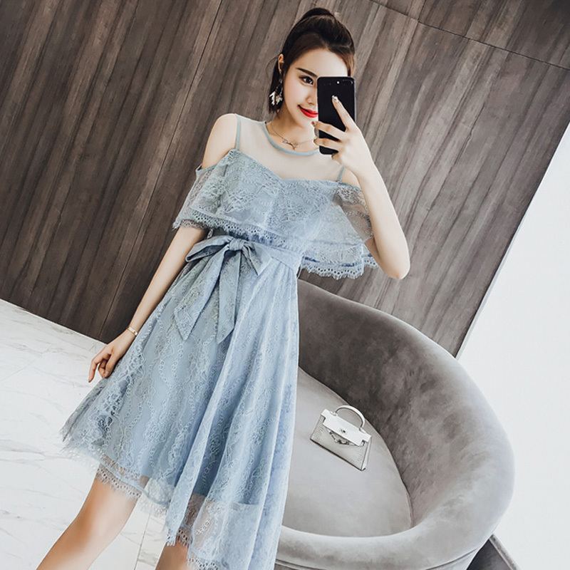 女装2018新款 参加婚礼的衣服气质职场名媛小香风网红出席连衣裙
