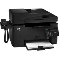 惠普(HP)M128fp黑白激光打印复印扫描传真机一体机电话多功能有线网络带话筒柄家用企业办公文档资料替132FP