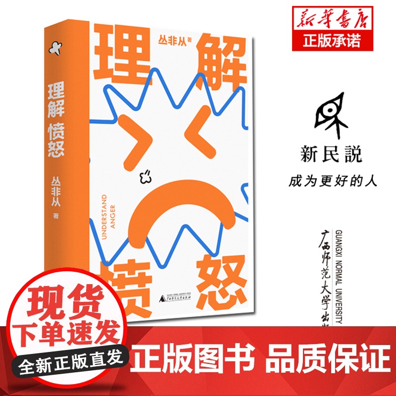 理解愤怒 丛非从/著 情绪管理 情绪自由 负面情绪 控制 失望 生气 委屈 脆弱 无助 爱 关系 广西师范大学出版社高清大图