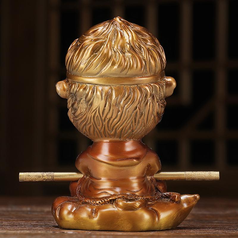家柏饰(CORATED)全铜孙悟空车内饰品汽车摆件齐天大圣车载内男大气装饰礼品高清大图