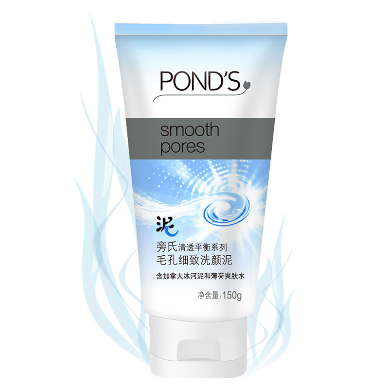 旁氏(POND’S)清透平衡系列毛孔细致洗颜泥150g[联合利华]