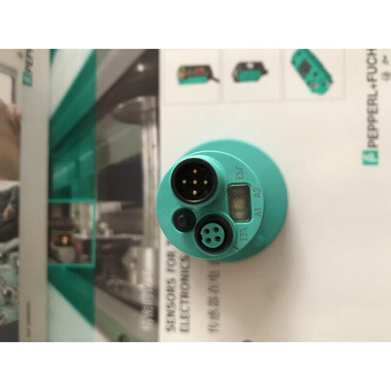 3M (P+F)超声波接近开关/传感器UB6000-30GM-E5-V15+电缆 连接器V15-G-2M-PVC